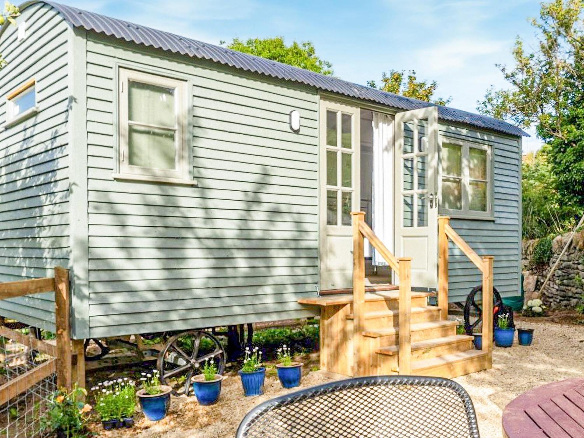 Fig Tree Shepherds Hut Bridport Zewnętrze zdjęcie